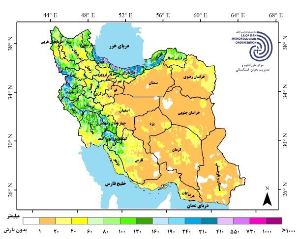 آمارهای رسمی از کاهش ۵۰ درصدی بارندگی زمستانی می‌گویند