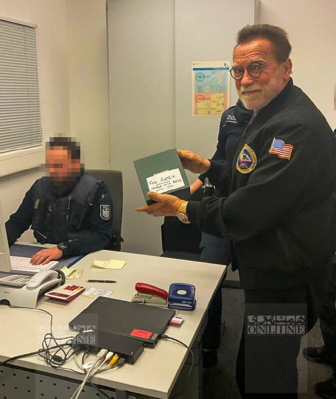 عکس | دلیل جالب بازداشت آرنولد شوارتزنگر