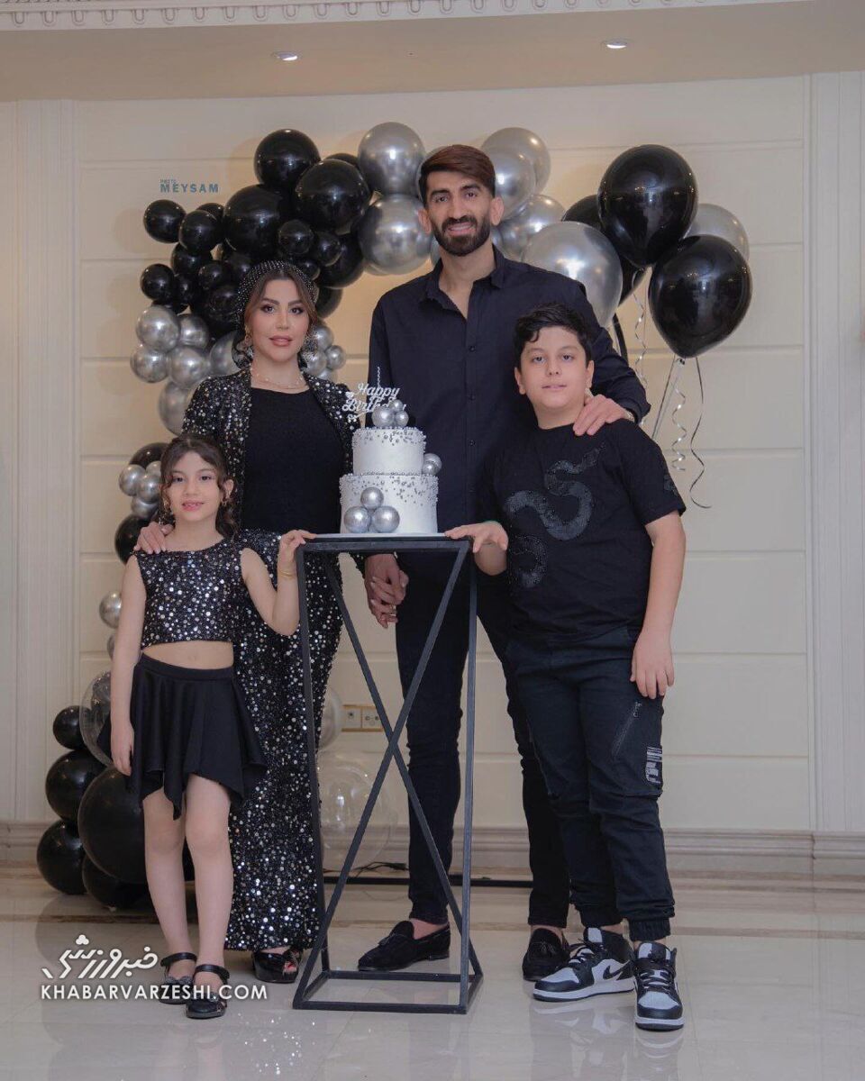 عکس | استایل خاص بیرانوند و همسرش در جشن تولد خصوصی
