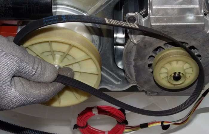 علائم خرابی تسمه ماشین لباسشویی