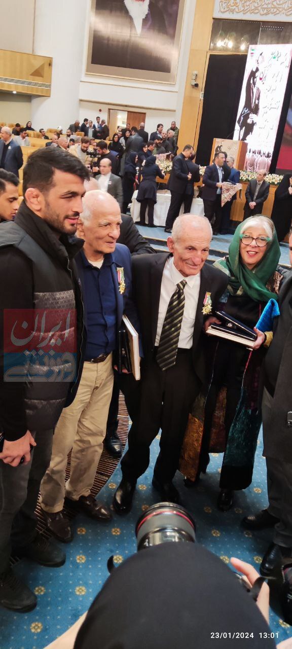 عکس | این دو نابغه کشتی بعدها از مدت‌ها کنار هم دیده شدند