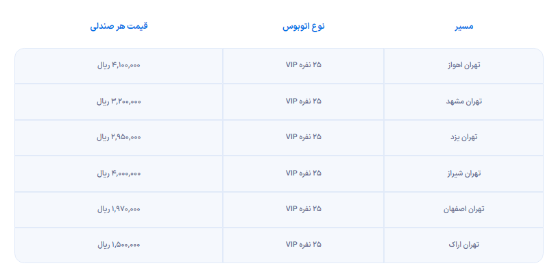 افزایش قیمت بلیت اتوبوس در آستانه عید نوروز؟!