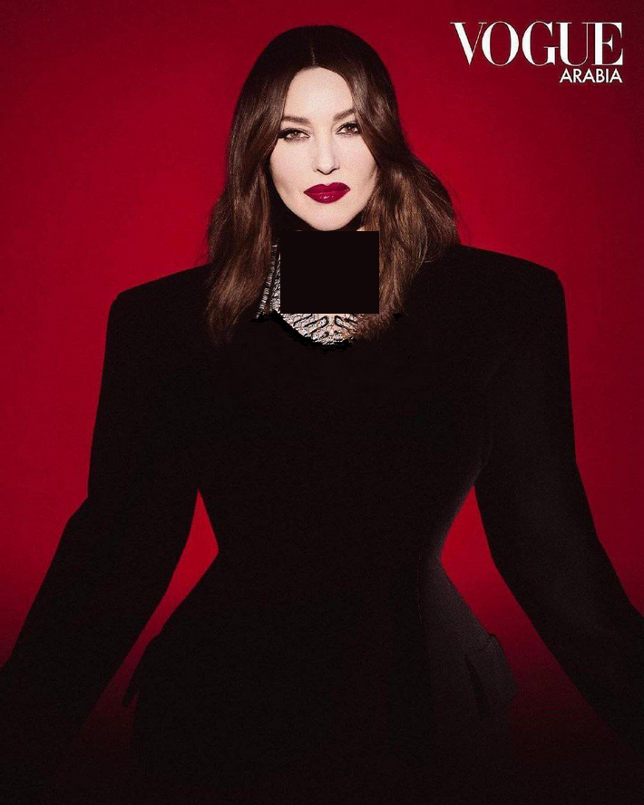 عکس | تصویر مونیکا بلوچی روی مجله عربستانی