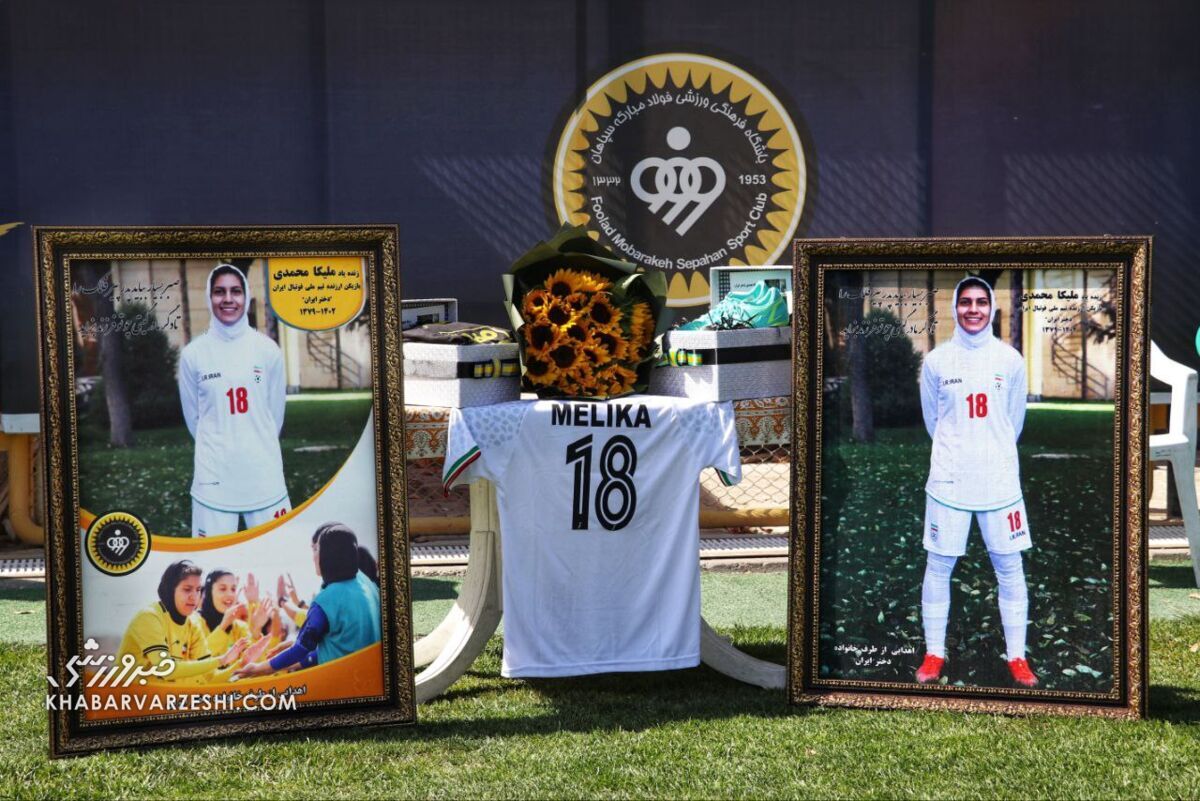 عکس| یادگاری‌های ملیکا محمدی در موزه سپاهان