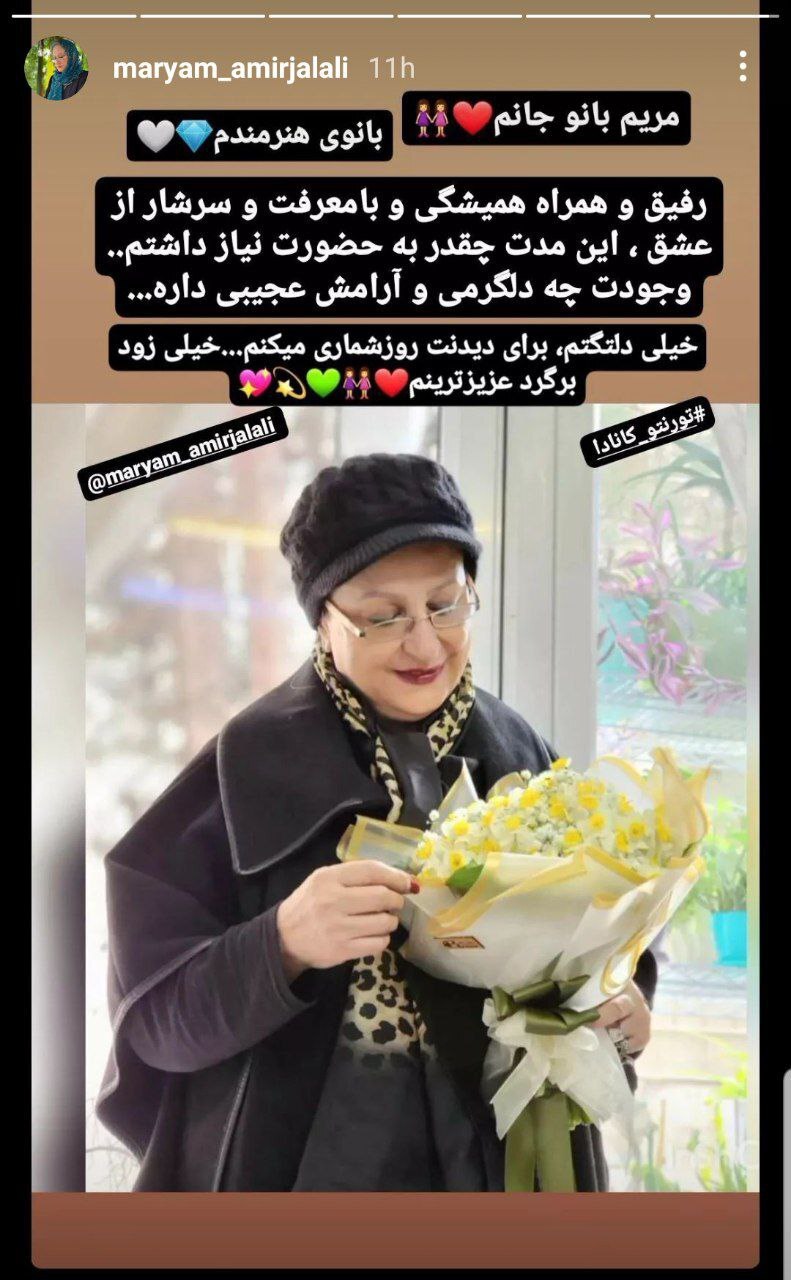 عکس | استایل جدید مریم امیرجلالی در کانادا