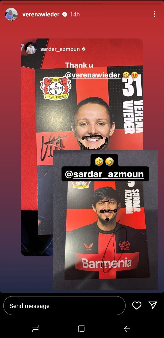 عکس | شوخی سردار آزمون و دختر آلمانی با هم عکس | شوخی سردار آزمون و دختر آلمانی با هم