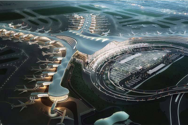 عکس | مدرن‌ترین ترمینال فرودگاهی | ظرفیت پذیرش ۴۵ میلیون مسافر در سال
