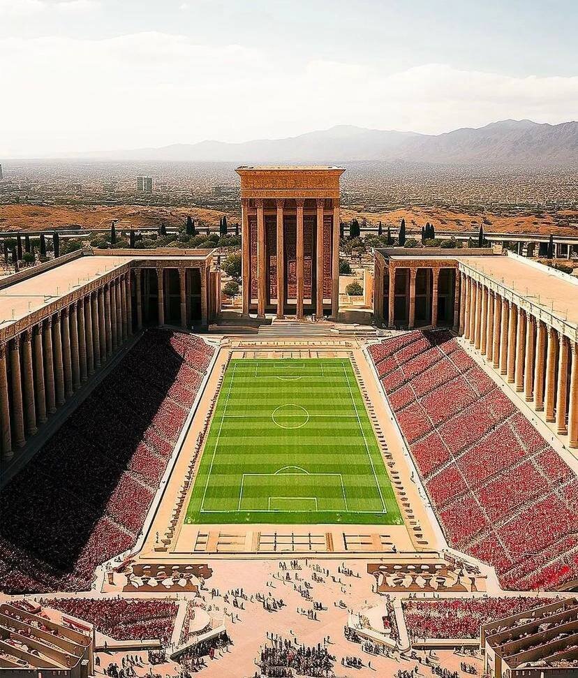 عکس | ایده‌های خارق‌العلده هوش مصنوعی برای ورزشگاه اختصاصی پرسپولیس