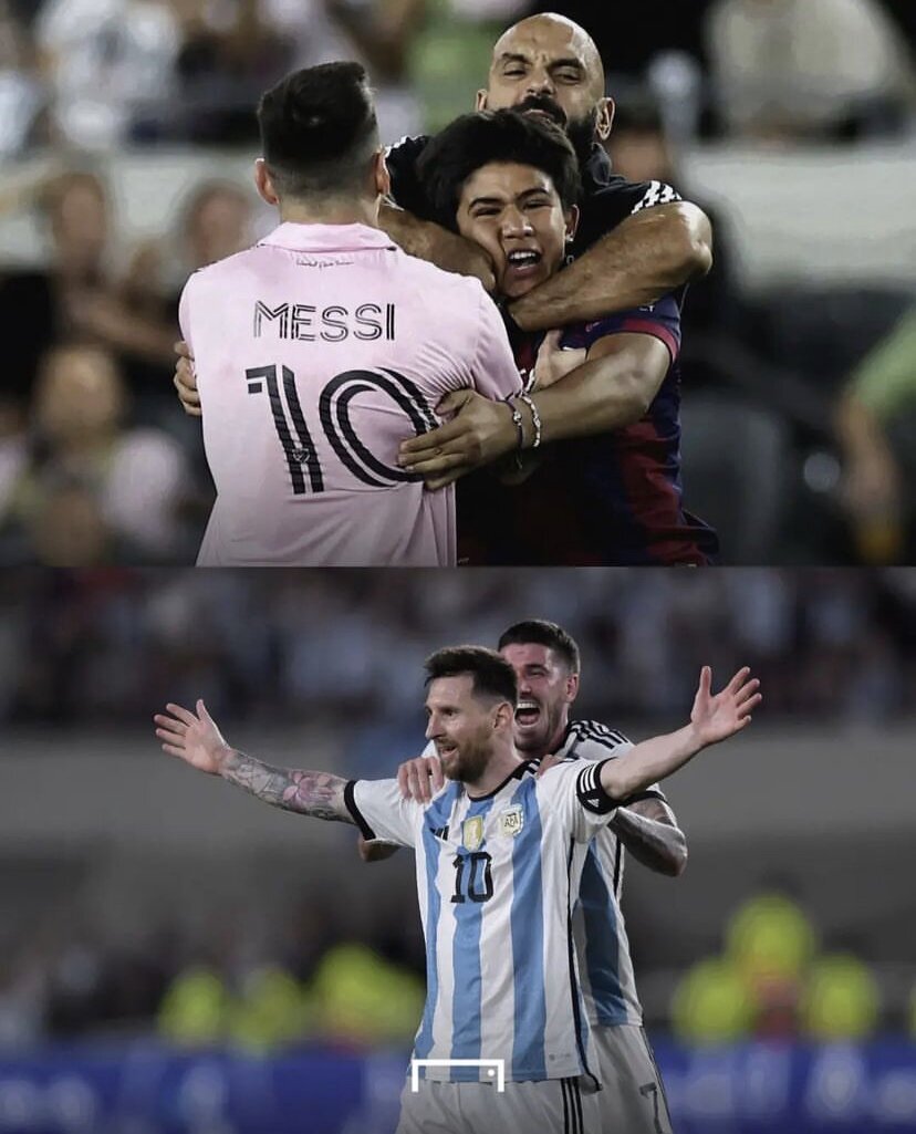 عکس | بادیگارد مسی این بار در تیم ملی جلب توجه کرد !