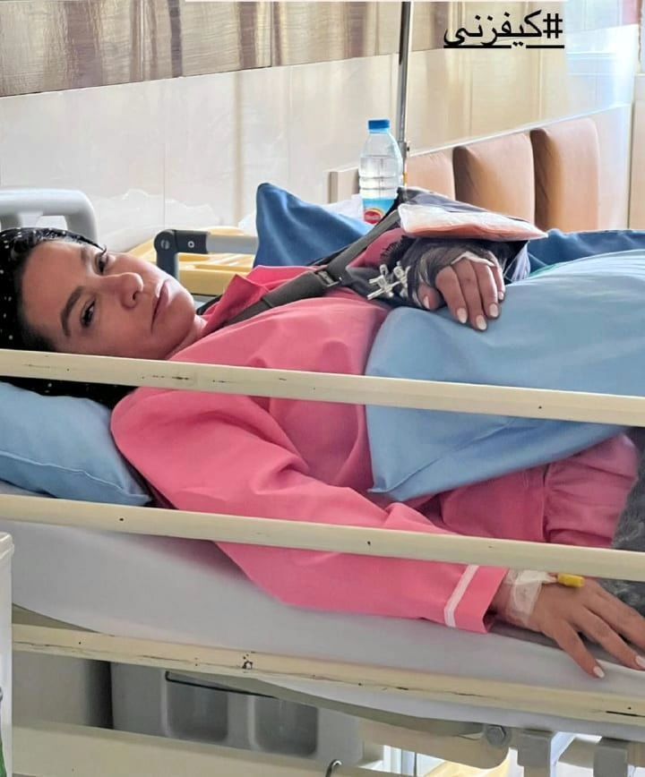 عکس | وضعیت وخیم این بازیگر زن ایرانی در اثر کیف قاپی