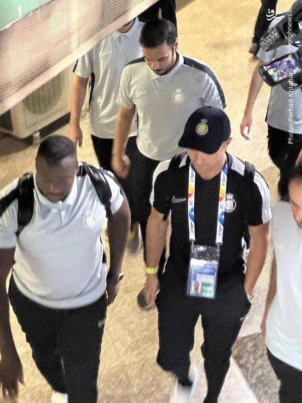 عکس | ورود رونالدو و النصری‌ها به ورزشگاه آزادی