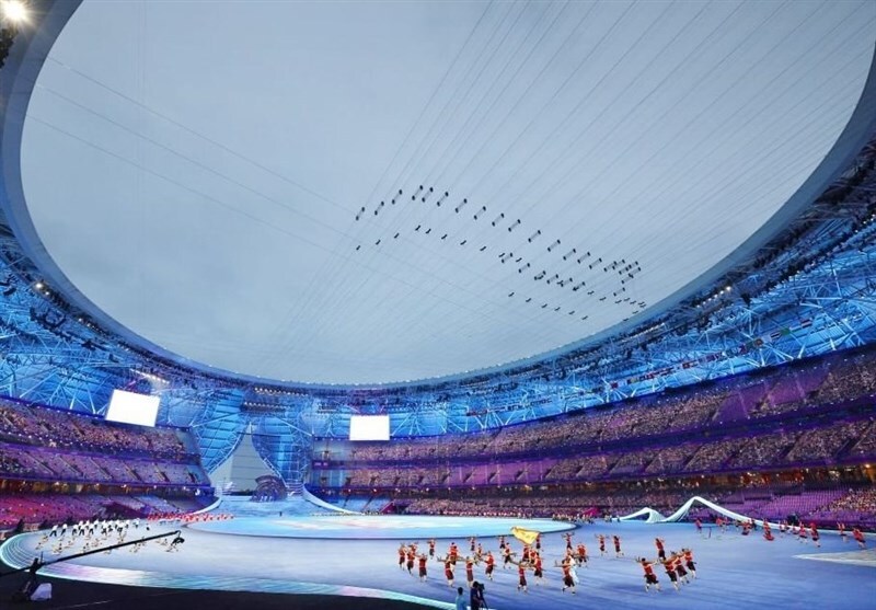 عکس | نمایش «برج آزادی» به عنوان نماد کشور ایران در افتتاحیه بازیهای آسیایی هانگژو عکس | نمایش «برج آزادی» به عنوان نماد کشور ایران در افتتاحیه بازیهای آسیایی هانگژو