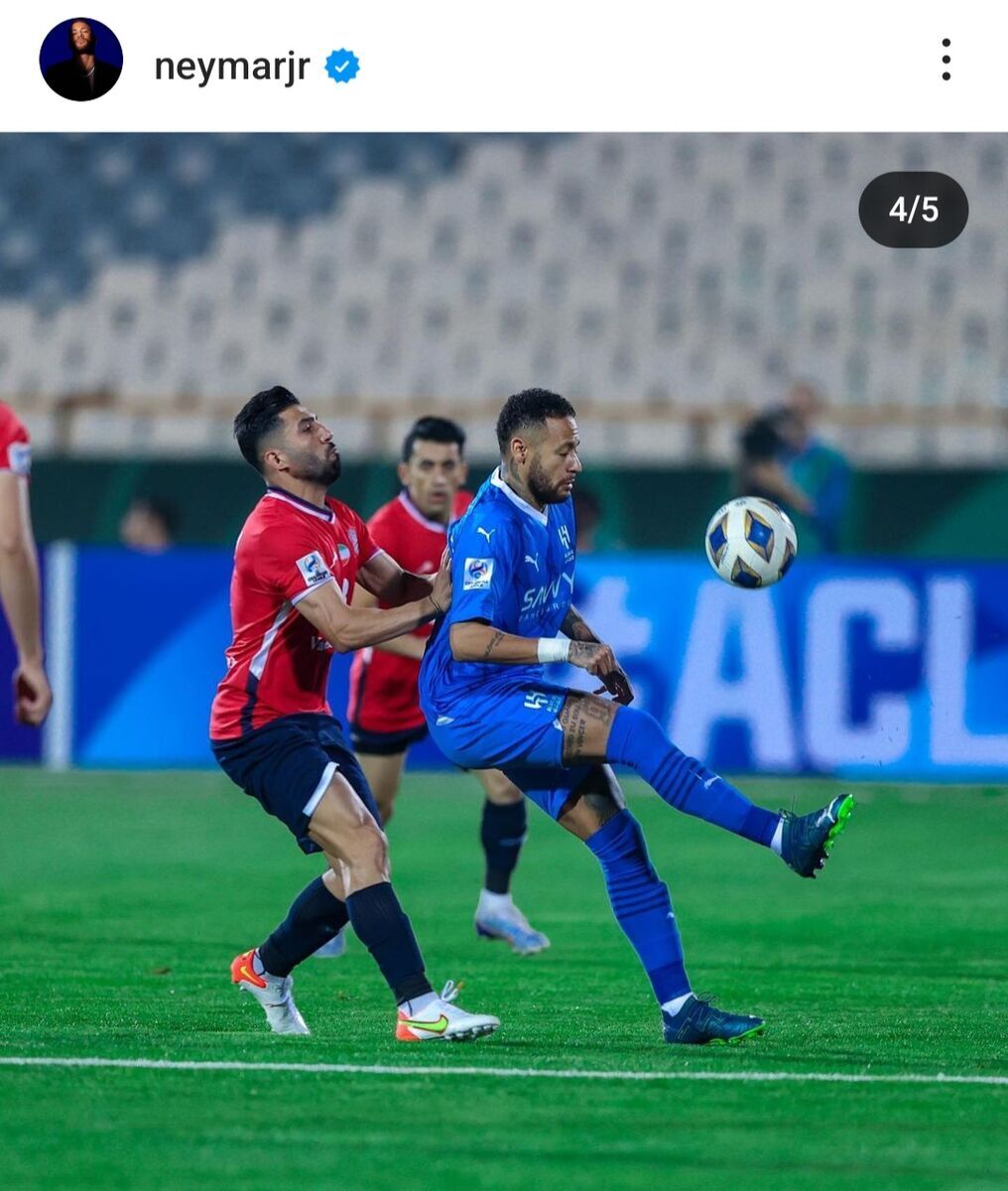 عکس| ستاره تیم نساجی در اینستاگرام نیمار! عکس| ستاره تیم نساجی در اینستاگرام نیمار!