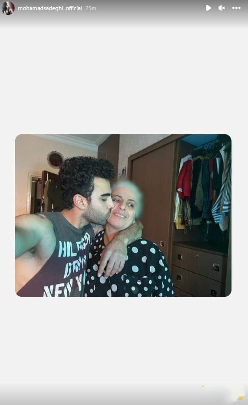 استوری جدید محمد صادقی بازیگر جنجالی بعد از آزادی