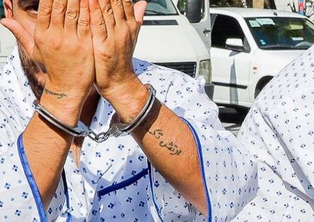 عکس | خالکوبی عجیب چند سارق در تهران