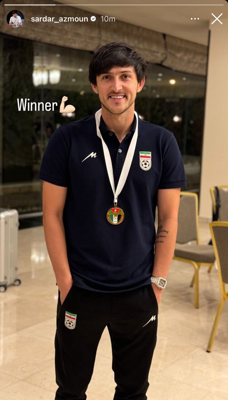 عکس | سردار آزمون باز هم برای تیم ملی درخشید