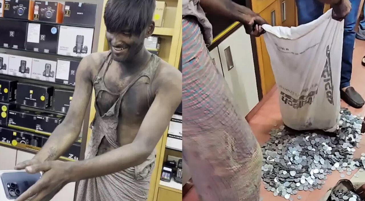 عکس | عجیب‌ترین خریدار آیفون ۱۵!