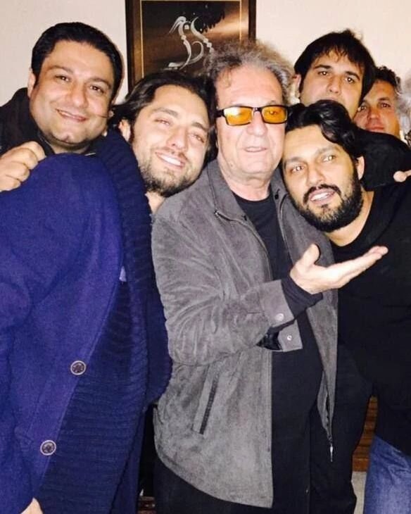 عکس | بهرام رادان و حامد بهداد در جشن تولد مهرجویی