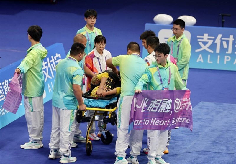 عکس | خبر تلخ مصدومیت شدید مینا پناهی در رقابتهای تالو عکس | خبر تلخ مصدومیت شدید مینا پناهی در رقابتهای تالو