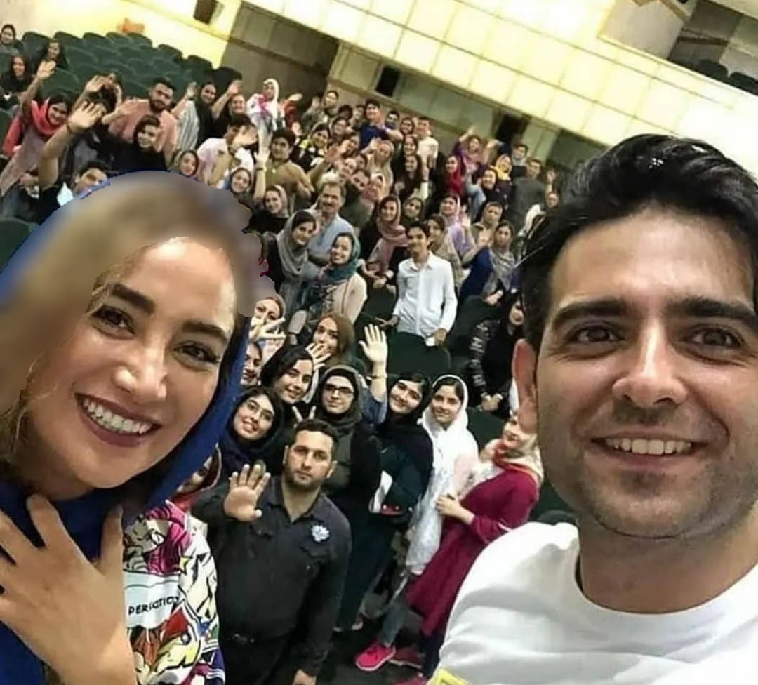 سلفی بهاره افشاری در کنار امیرحسین آرمان حاشیه‌ساز شد