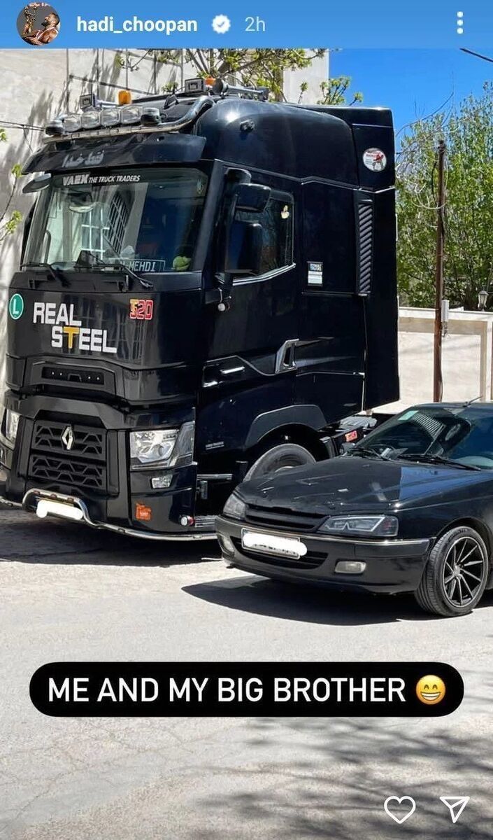 عکس | ماشین محبوب غول بدنسازی ایران