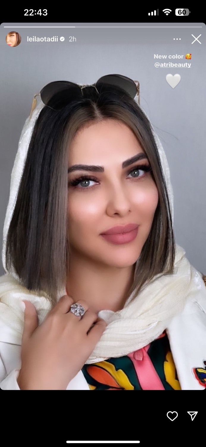 لیلا اوتادی هم بلاگر اینستاگرام شد!