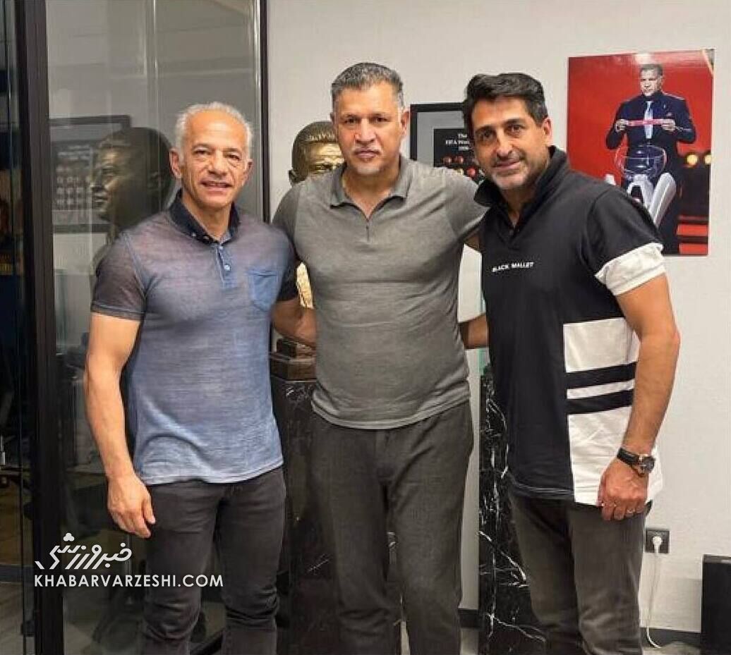 عکس | علی دایی و یاغی فوتبال ایران در یک قاب