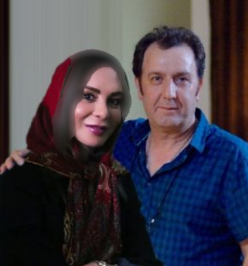 تصویر لو رفته از افسانه بایگان در شوهر جوانش تصویر لو رفته از افسانه بایگان در شوهر جوانش