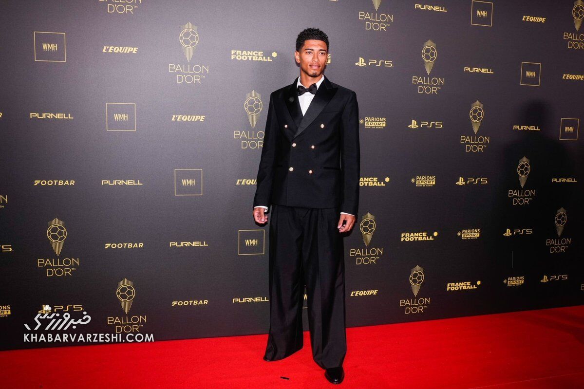 عکس | شلوار عجیب و غریب خبرسازترین بازیکن در مراسم توپ طلا