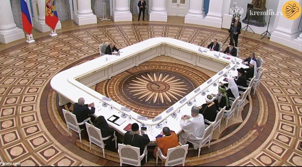 عکس | پوتین برای کاخ کرملین میز جدید خرید