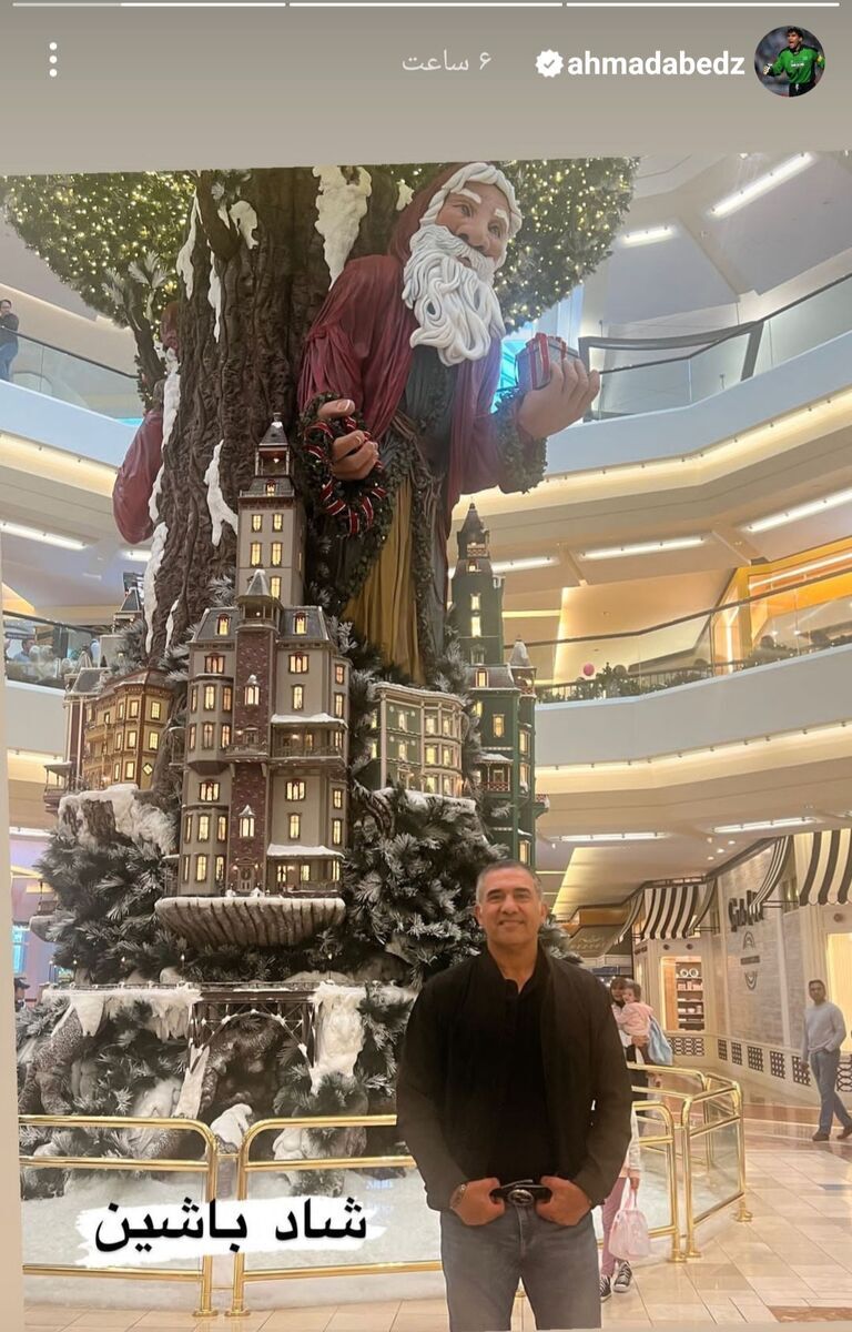 تصویر | عکس یادگاری عقاب آسیا با بابانوئل!