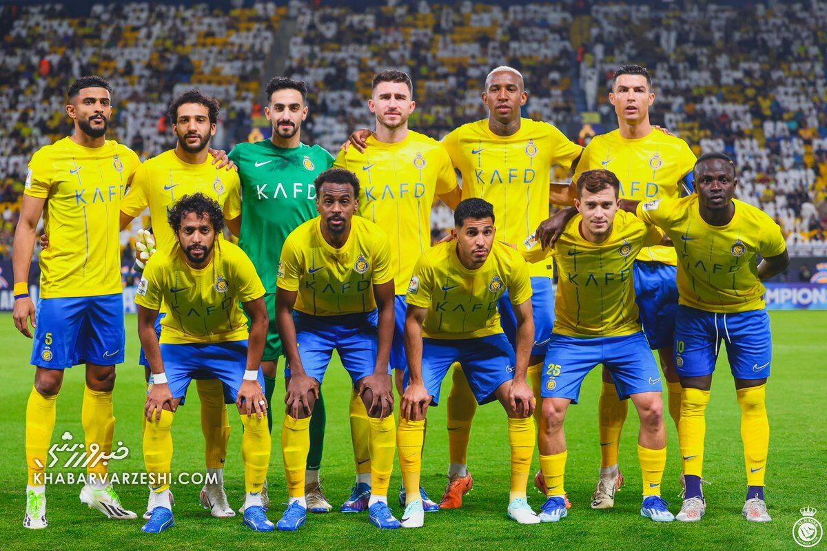 ترکیب پرسپولیس و النصر اعلام شد؛ رونالدو و مانه مقابل بیرانوند