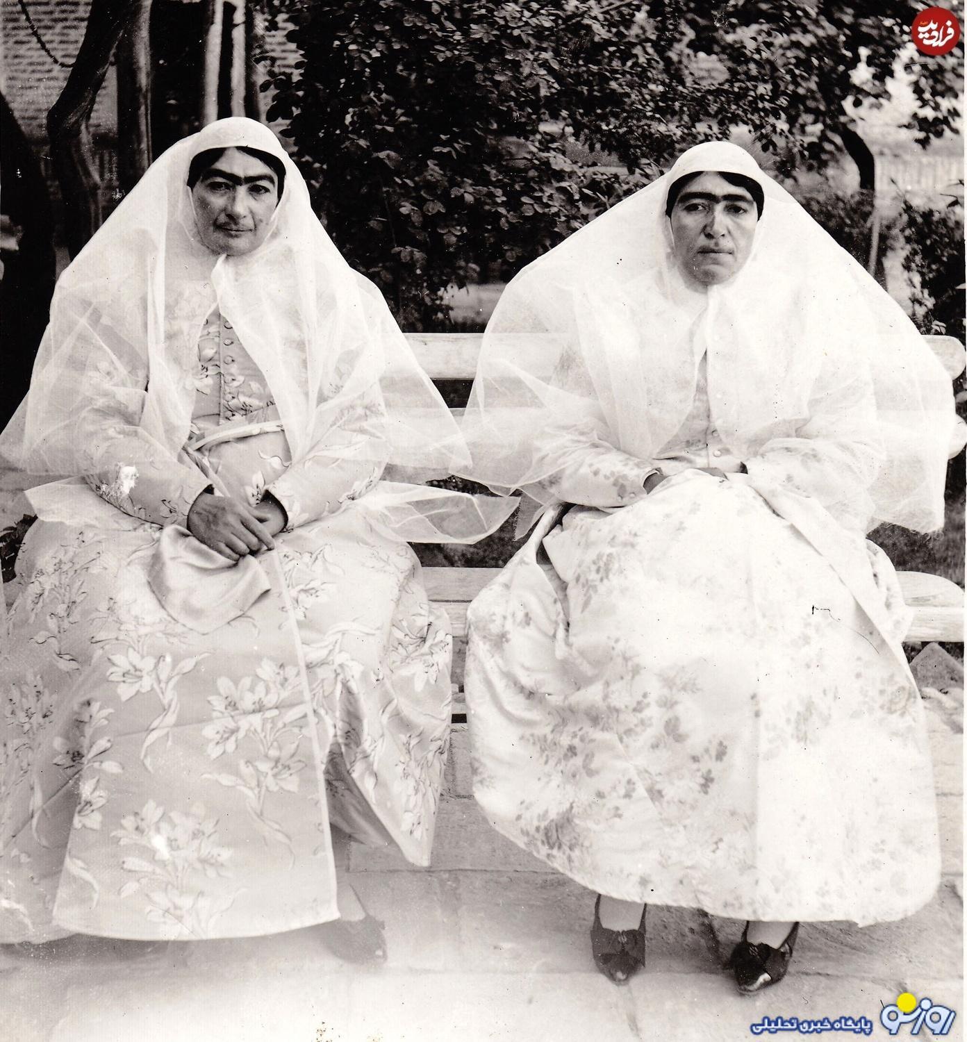 عکس | تصاویر جذابی از همسران مظفرالدین شاه قاجار با کفش‌های خارجی!