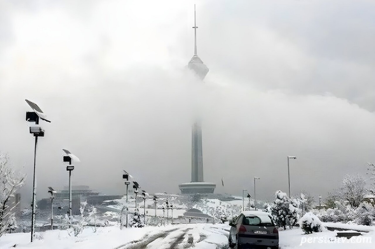 پیش‌بینی بارش برف در تهران امروز یکشنبه ۲۳ دی