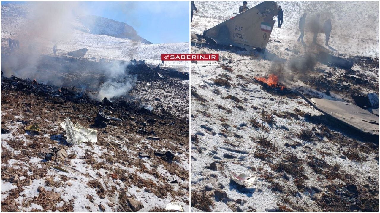 عکس | سقوط هواپیمای نظامی در همدان؛ خلبان ایجکت کرد + جزئیات