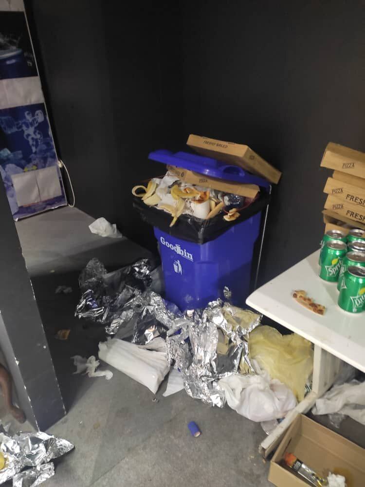 عکس | فاجعه‌ای که بازیکنان التعاون در رختکن یادگار به وجود آوردند!