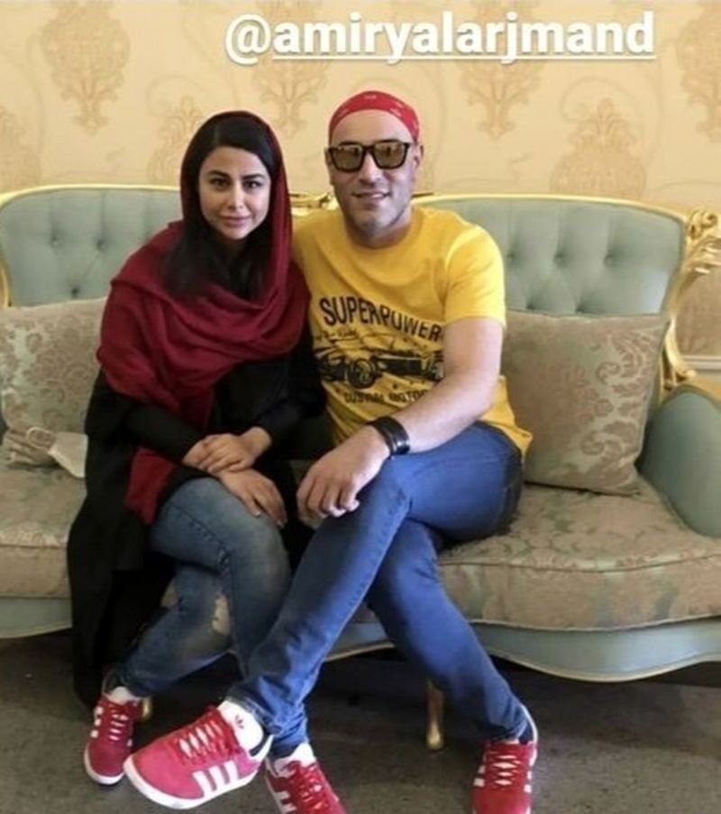 عکس | ژست عاشقانه امیریل ارجمند در کنار همسرش عکس | ژست عاشقانه امیریل ارجمند در کنار همسرش