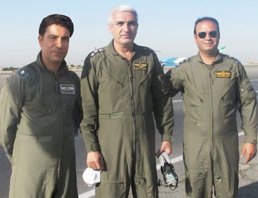 کادر پروازی بالگرد رئیس‌جمهور + عکس