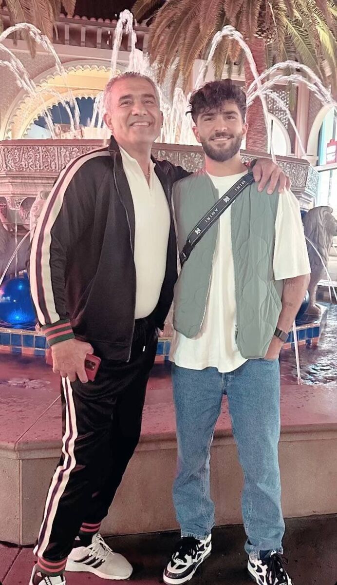 عکس | خوشگذرانی عابدزاده و پسرش در آمریکا