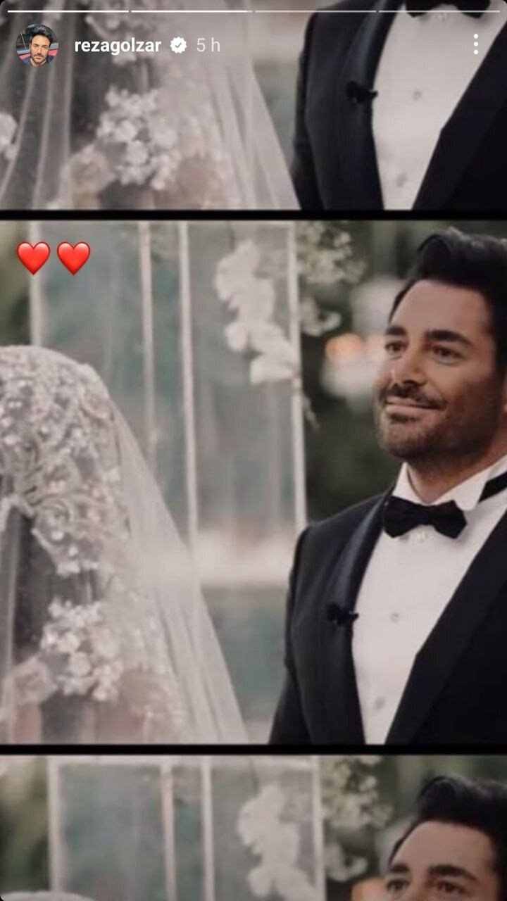 عکس | تبریک  گلزار به همسرش به شیوه پدربزرگ‌ها!