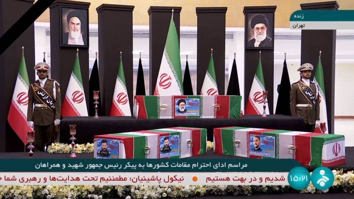 ویدیو | آیین گرامیداشت رئیس‌جمهور شهید و همراهانش با حضور مقامات خارجی برگزار شد