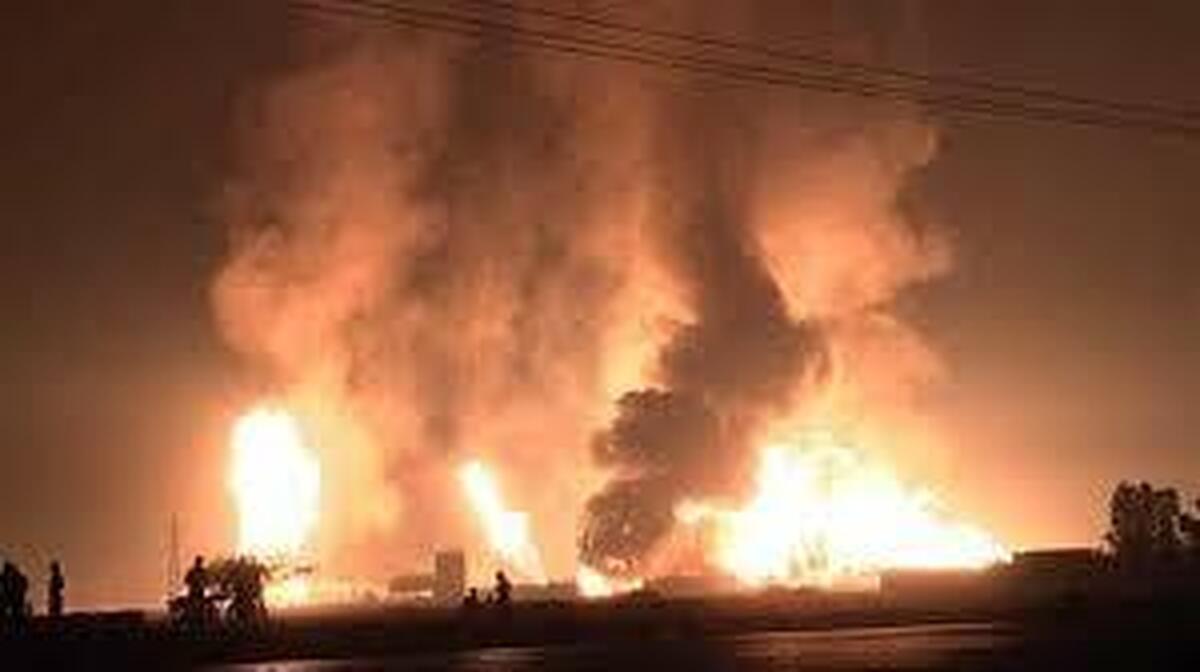 انفجار وحشتناک تانکر گاز در استان سیستان و بلوچستان + عکس