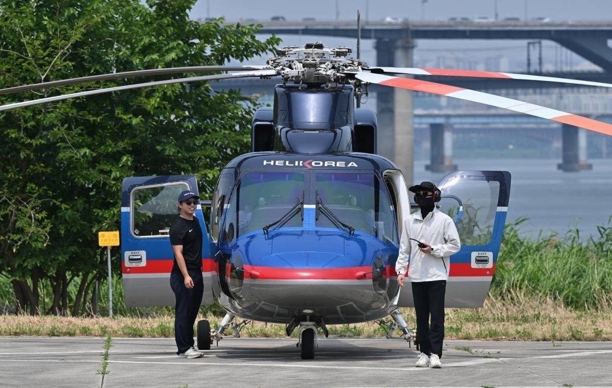 ویدیو | در کره جنوبی برای اولین بار تاکسی هلیکوپتر راه اندازی شد!