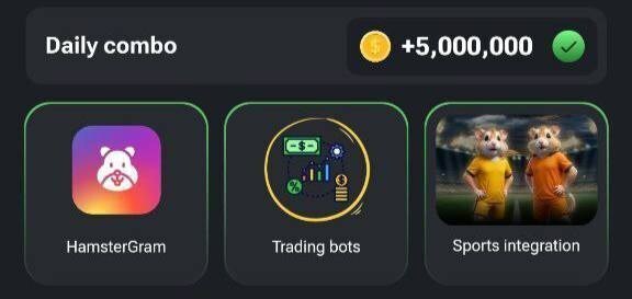 سه کارت ۵ میلیونی همستر کامبت ۱۲ تیر ۱۴۰۳