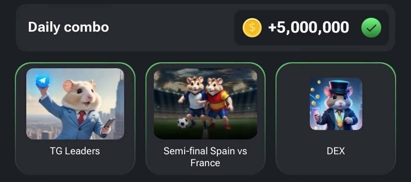 سه کارت همستر کامبت 19 تیر 1403 | برای به دست آوردن 5 میلیون سکه عجله کنید!