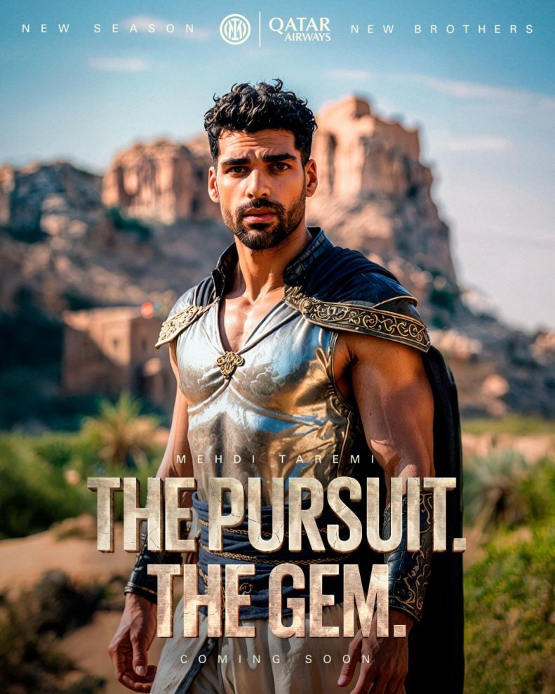 عکس | باشگاه اینتر پوستر جالب و جذابی برای مهدی طارمی طراحی کرد