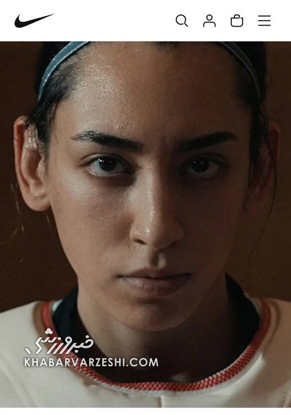 عکس | تصویر کیمیا علیزاده بر روی صفحه اول نایک! | امید طلا!