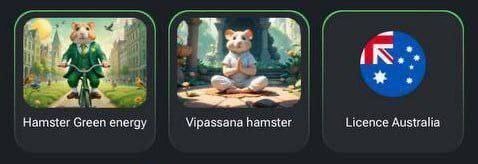 کارت‌های ۵ میلیونی همستر کامبت امروز شنبه ۲۰ مرداد ۱۴۰۳