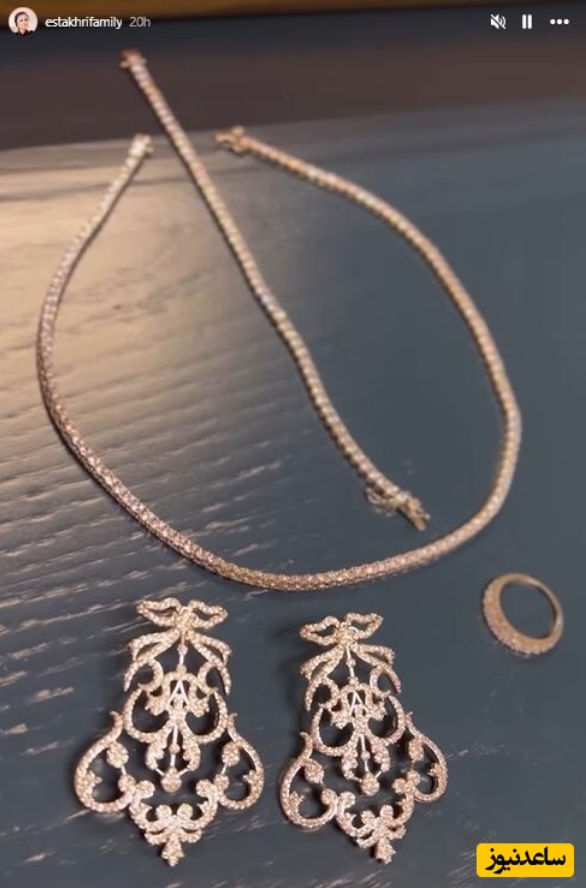 عکس | همسر شاهرخ استخری جواهراتش را به رخ کشید! عکس | همسر شاهرخ استخری جواهراتش را به رخ کشید!