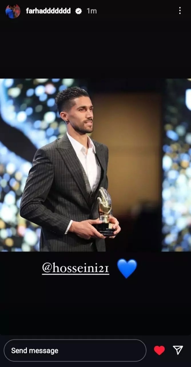 عکس | استوری قابل توجه فرهاد مجیدی برای کاپیتان استقلال عکس | استوری قابل توجه فرهاد مجیدی برای کاپیتان استقلال